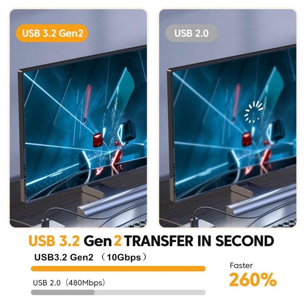 CHOOKEY Cáp SạC Nhanh USB 3.2 Gen 2 3m 5m Cho Quest 1 / 2