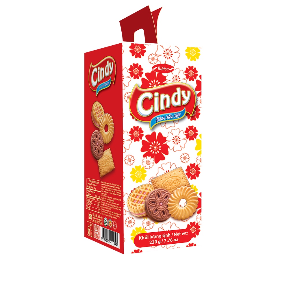 Bánh quy bơ hỗn hợp Cindy Sweet 220g