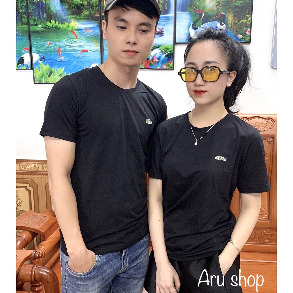 Áo Thun Nam Nữ Cotton Mềm Mịn Chất Đẹp - Aru Shop Bán Hàng Có Tâm