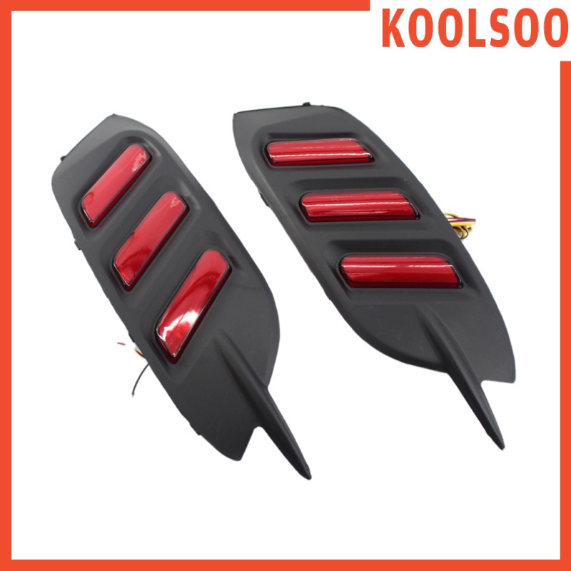 Set 2 Khung Đèn Đuôi Xe Màu Đỏ Cho Honda Civic Sedan