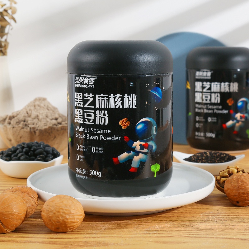 Cháo Bột Óc Chó Đậu Đen Giảm Cân, Ăn Kiêng, Eat Clean Healthy Dưỡng Nhan hiệu Meizoushike - D9