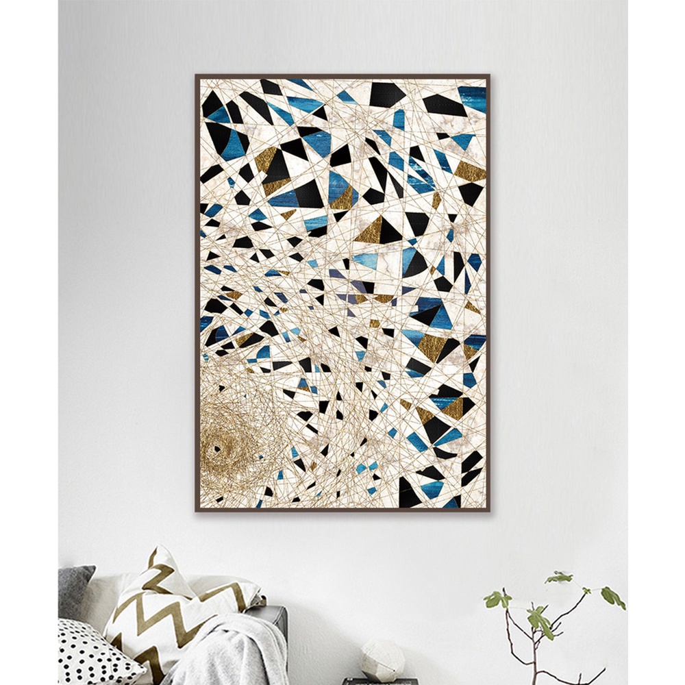In hình ép gỗ Laminate TRANH TRỪU TƯỢNG - Mẫu 21 (1 HCN 40x60, 50x75, 60x90). In ảnh theo yêu cầu