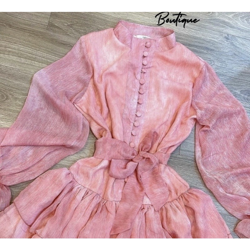 Váy tơ cúc bọc hồng baby xinh xỉu
