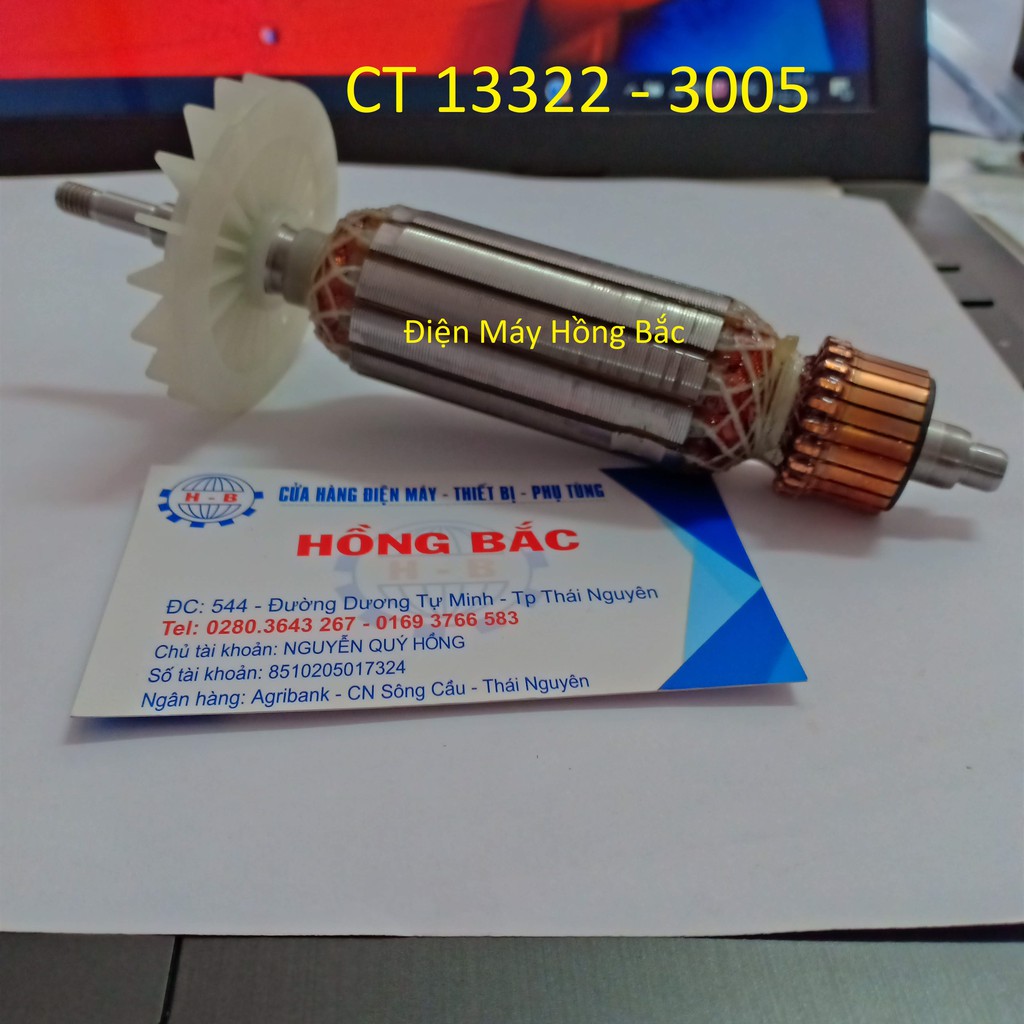 01 Rotor lắp máy mài crown CT13322- Ro 3005