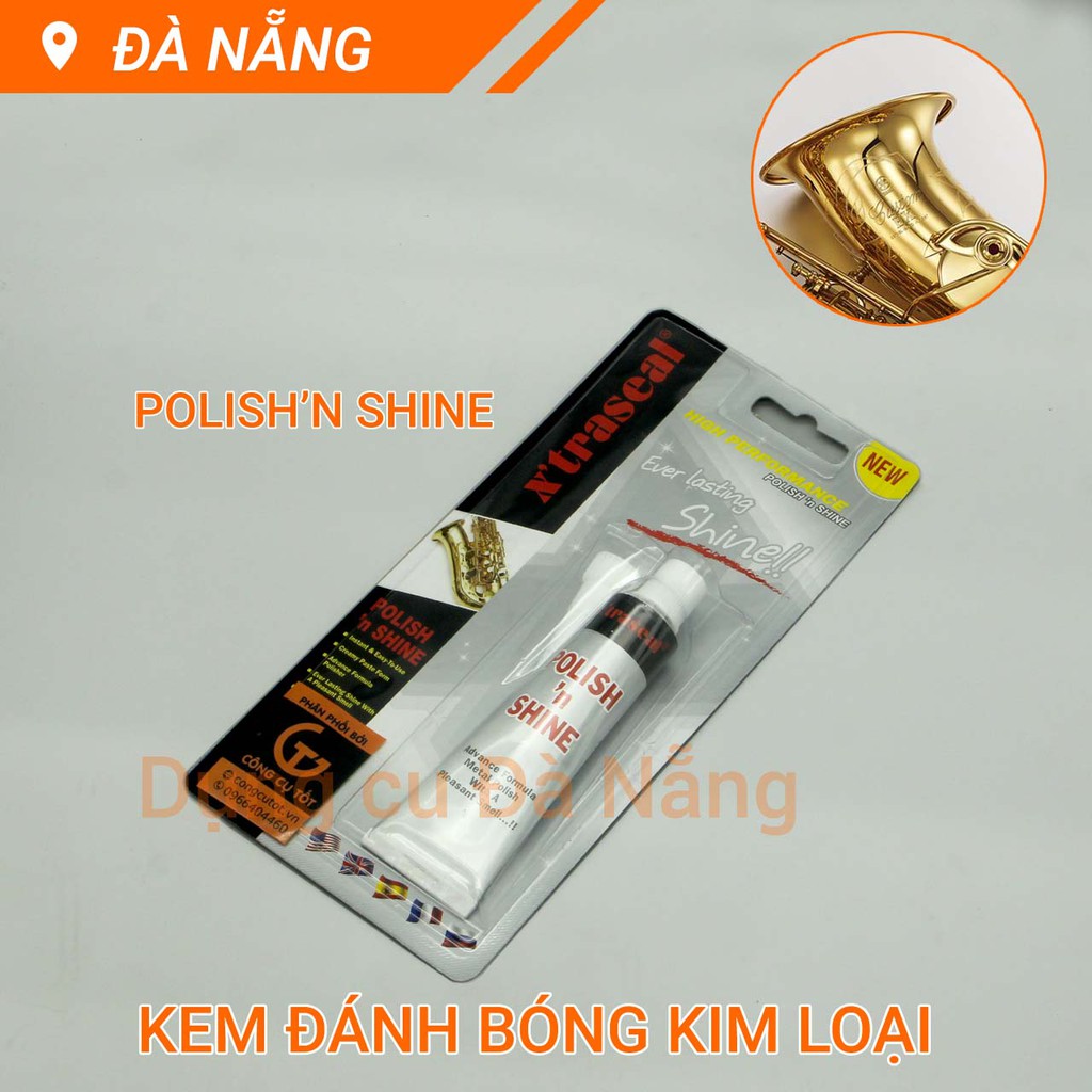 Kem đánh bóng kim loại 32g X'traseal Polish ‘n Shine