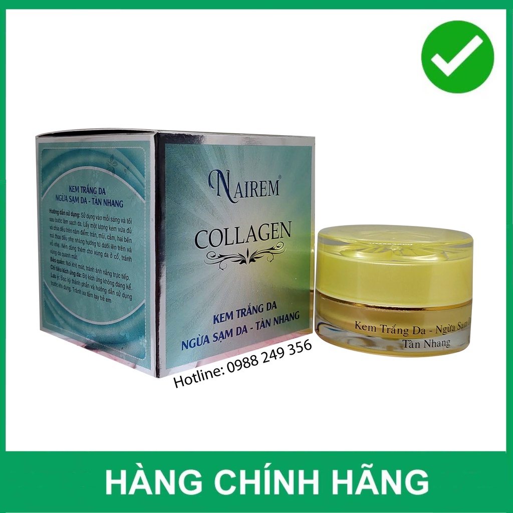 Kem NAIREM COLLAGEN Trắng Da Ngừa Sạm Da Tàn Nhang 15g-13g