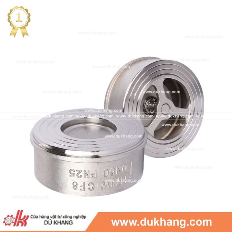 Van một chiều đĩa inox 304