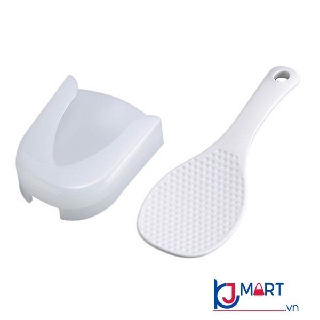 Muôi xới cơm kèm giá đựng - Nhật Bản
