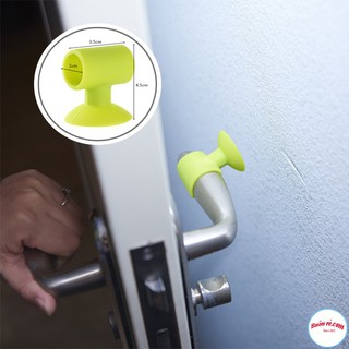Sỉ 10 Nút Cao Su Chặn Tay Nắm Cửa Hút Tường Chống Va Đập 00497