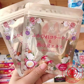 Viên Uống bổ sung Collagen Yến Tươi Nhật Bản Gói 30 viên