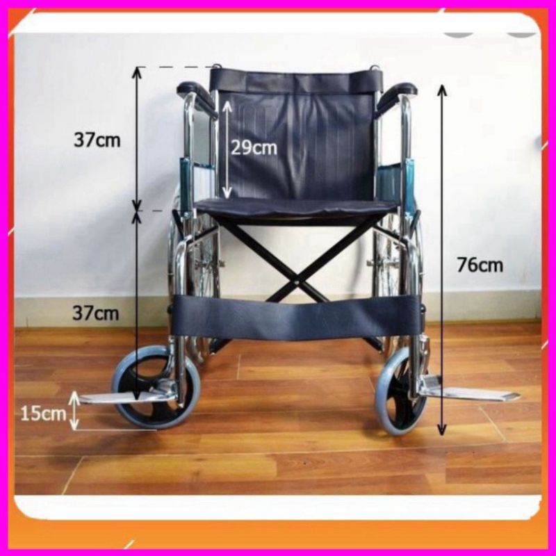 Xe lăn tiêu chuẩn X9 – Xe lăn tay dành cho người tàn tật, người già ốm