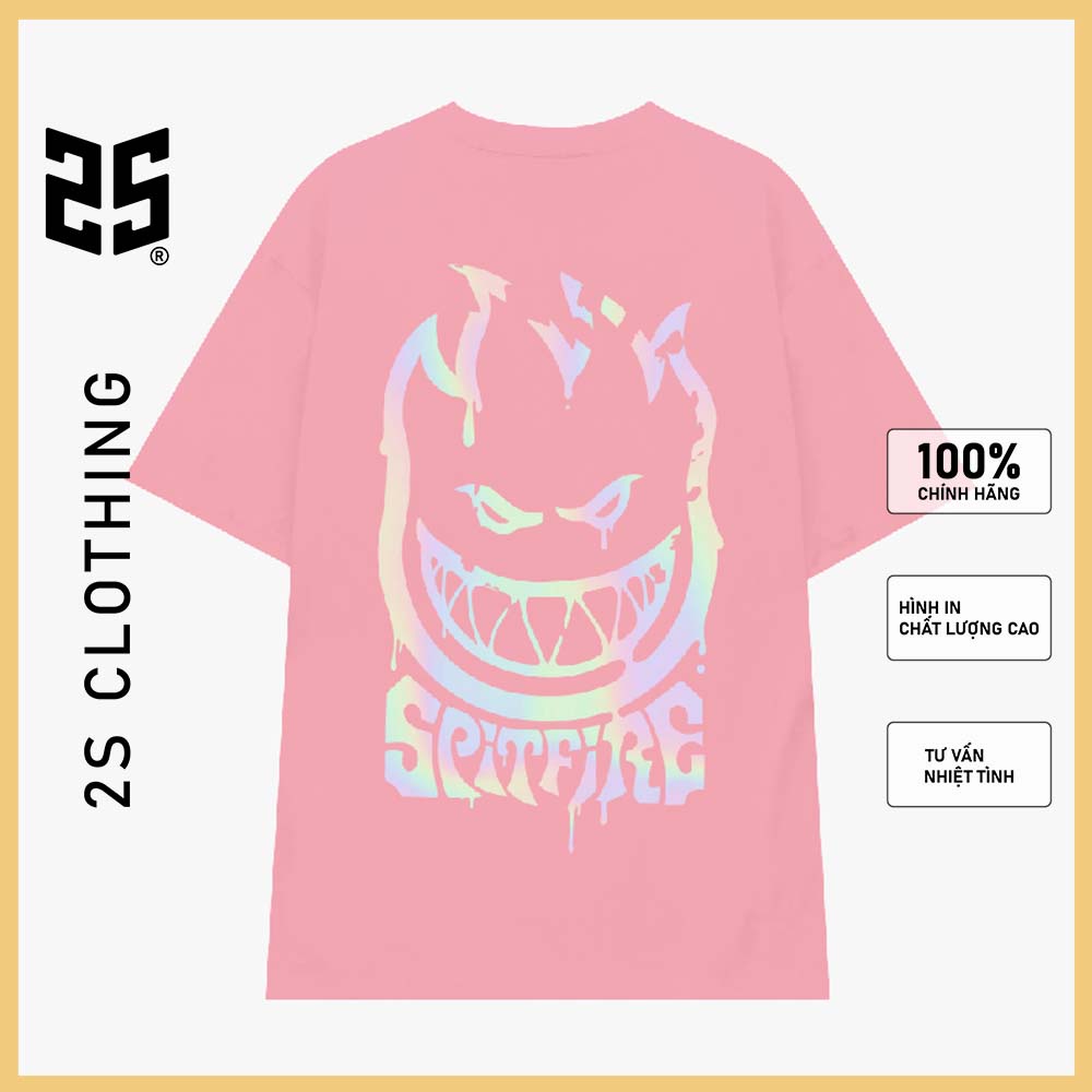 Áo Phông Nam Oversize In Hình Spitfire 2S Official, Áo Thun Local Unisex Form Rộng TV5042