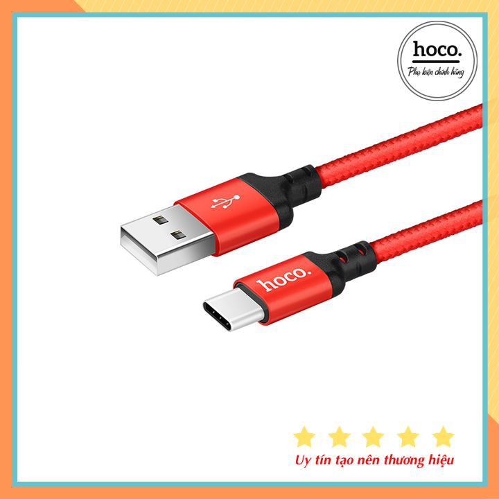 Cáp Sạc Nhanh Hoco X14 Type-C Dùng Cho Android Cổng Mới - Chính Hãng - BH 12 Tháng
