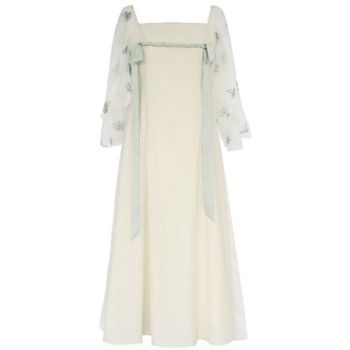 New Traditional Style New Two Sleeve Embroidered Pattern Dress New 2021