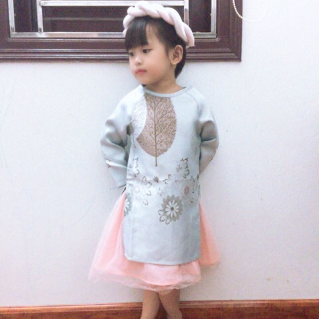 Áo dài gấm cao cấp