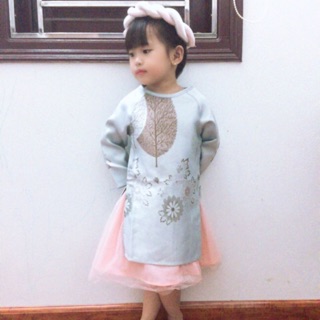 Áo dài gấm cao cấp