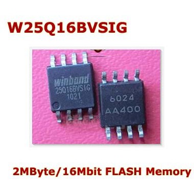 Bộ Nhớ Flash W25Q16 W25Q16Bvsig 2 Mbyte 16 Mbit 25q16 Sop-8