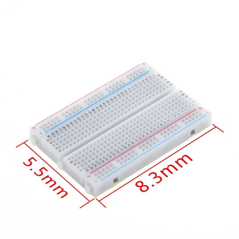 Bảng mạch cắm dây PCB không hàn nhỏ có 400 điểm nối DIY
