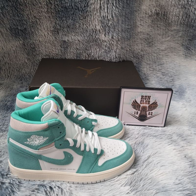[Ảnh thật] giầy thể thao JORDAN 1 Retro High Turbo green xanh ngọc thời trang | BigBuy360 - bigbuy360.vn
