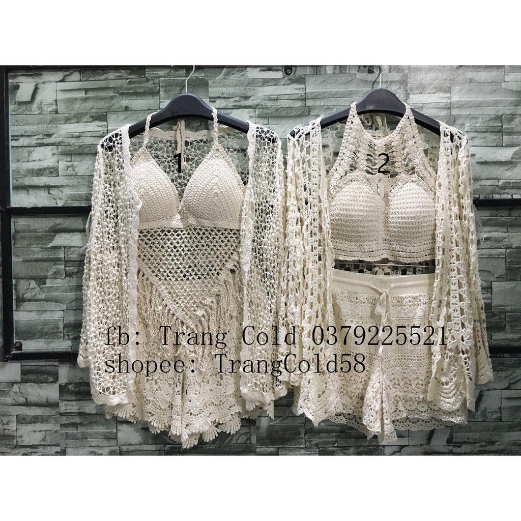 Set ren đi biển_ Hàng Quảng Châu ( ảnh thật shop tự chụp)
