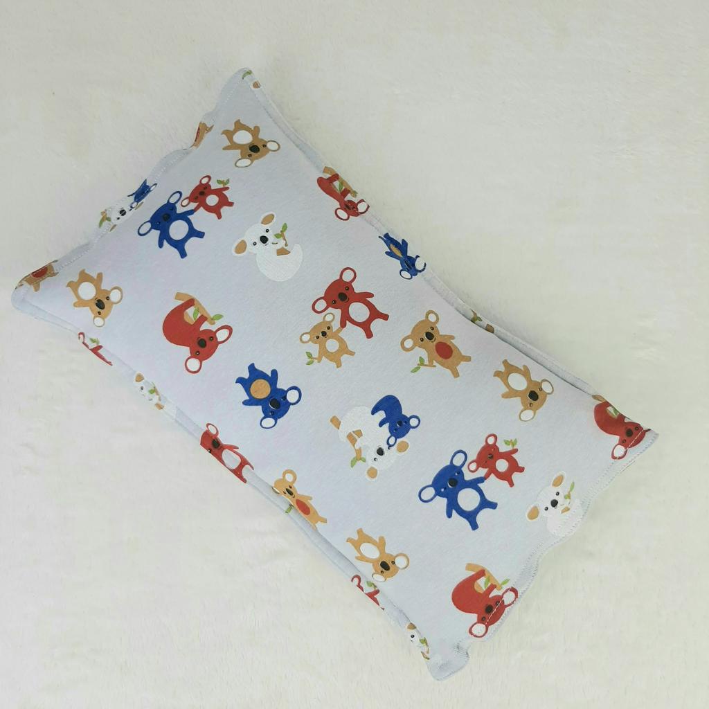 Gối em bé, gối sơ sinh, gối trẻ em siêu mềm 22x40cm KIMHOME cho bé 0 đến 12 tháng