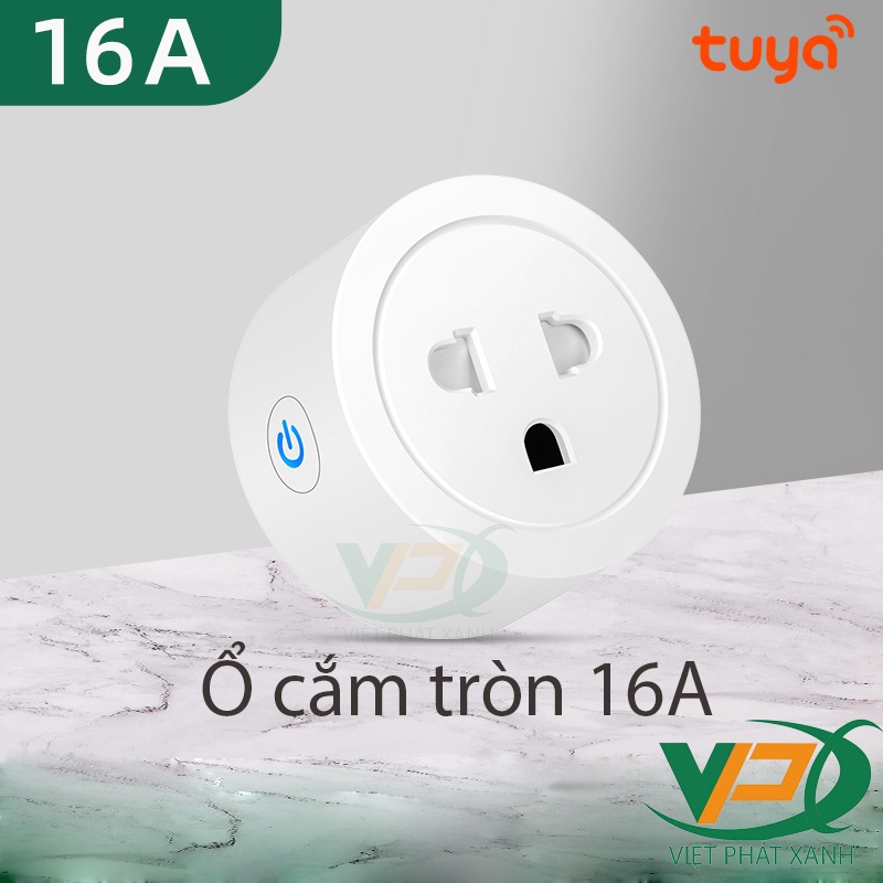 Ổ cắm thông minh wifi Tuya Smartliffe 10A/16A/ đo công suất