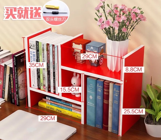 Giá sách để bàn tiện dụng ( tặng kèm 1 tuavit ) | BigBuy360 - bigbuy360.vn