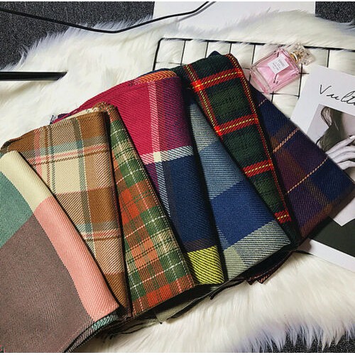 Khăn Choàng Cổ Dài 200cm Vải Pashmina Mềm Mại Ấm Áp Cho Nữ