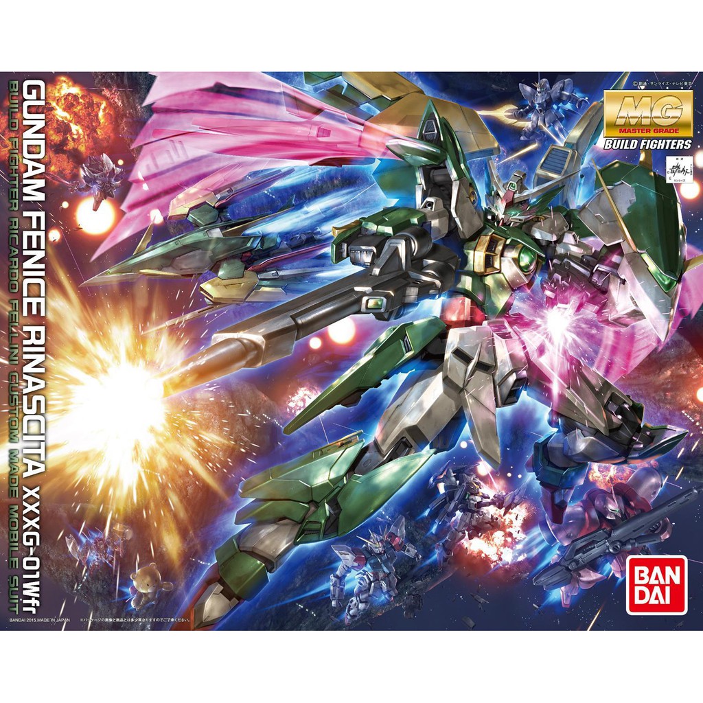 Mô Hình Gundam Bandai MG Gundam Fenice Rinascita 1/100 Build Fighters