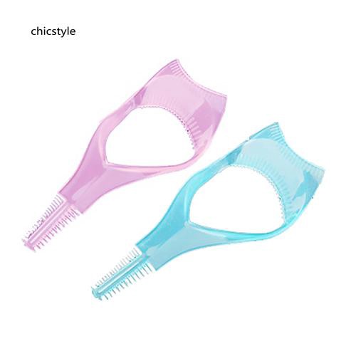 Dụng cụ hỗ trợ chuốt mascara cho mắt từ nhựa độc đáo tiện dụng