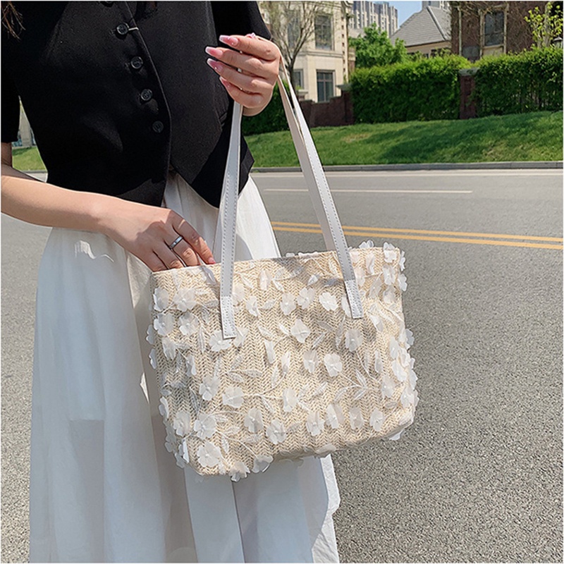 Túi đeo vai IELGY sức chứa lớn thêu thời trang cho nữ