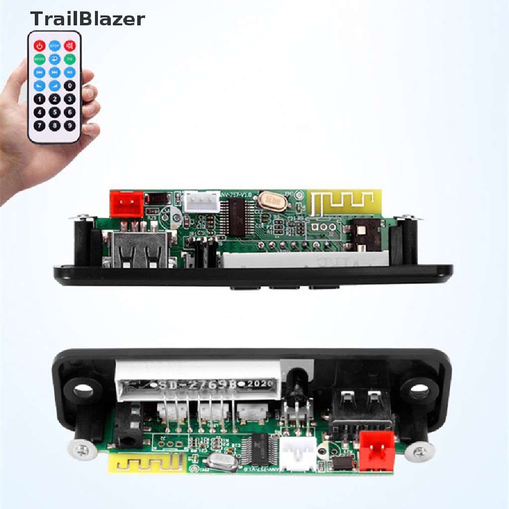 Tbvn TWS Bluetooth 5.0 Handsfree Car Kit APE/MP3 Decoding Decoder Board FM Radio AUX Jelly
