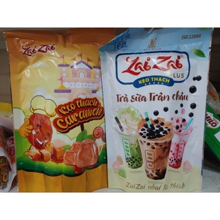 Kẹo thạch Zai Zai vị Trà sữa trân châu/vị caramen 320g