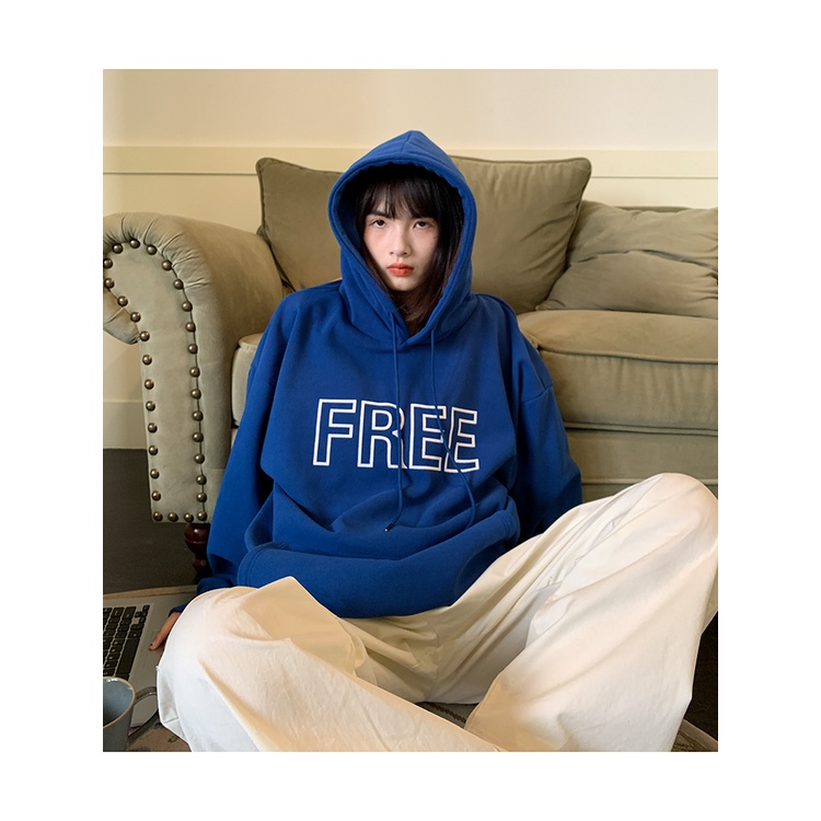NRVP Áo Hoodie Dáng Rộng Thời Trang Hàn Quốc 2022 Dành Cho Nữ
