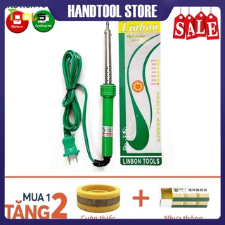 Mỏ hàn chì - Mỏ hàn thiếc 60W Linbon - Tặng 1 cuộn thiếc và 1 hộp nhựa thông