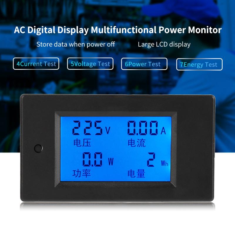 Máy đo điện áp kĩ thuật số 20A AC80-260V chuyên dụng