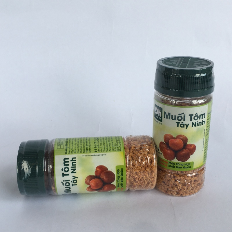 Muối tôm Tây Ninh sạch chấm hoa quả (3 Loại), hủ (60-100gr) đóng kín chất lượng thơm ngon, đặc sản Tây Ninh làm quà