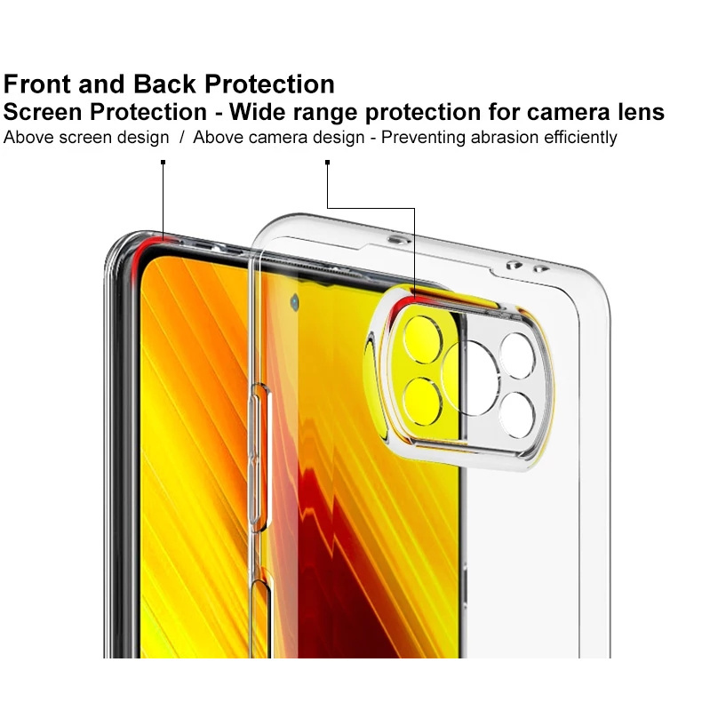 Ốp điện thoại TPU silicone mềm siêu mỏng bảo vệ camera dành cho Xiaomi Poco C40 M5 F4 GT X4 Pro 5G M4 X3 Nfc M3 F3