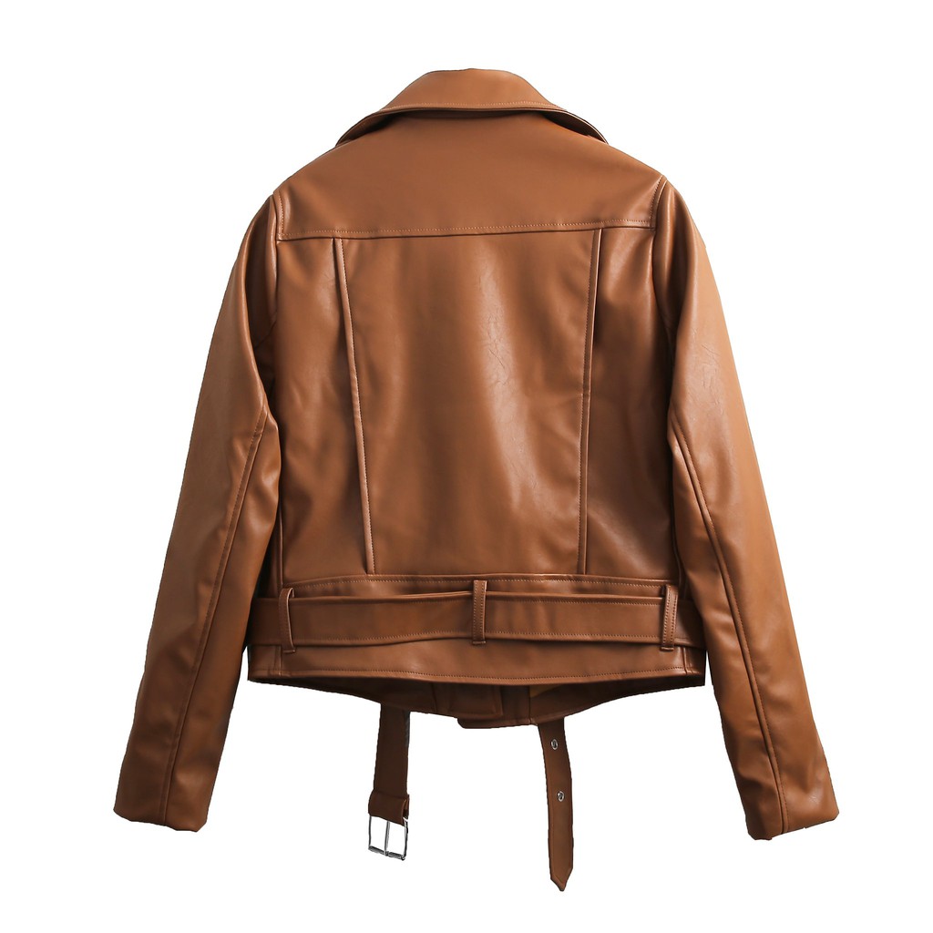 Áo khoác da nữ dáng cổ điển hàng đẹp AK21 | BigBuy360 - bigbuy360.vn