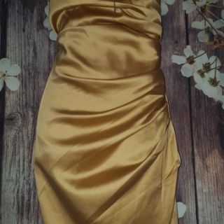 Váy phi lụa 2 dây victor(hàng tk có size)kèm ảnh thật