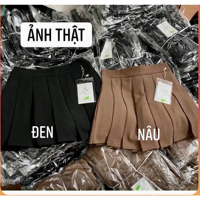 Chân váy xếp ly tennis Hina dáng ngắn lưng cao chữ A kiểu xoè mã Q16 | BigBuy360 - bigbuy360.vn