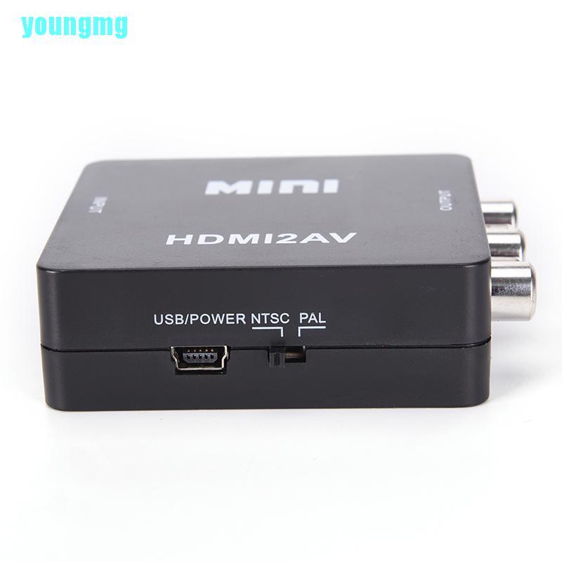 Bộ Chuyển Đổi Hdmi Sang Rca Av / Cvbs Hd 1080p Mini Hdmi2Av Video | BigBuy360 - bigbuy360.vn