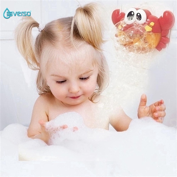 Máy tạo bọt xà phòng hình chú cua dễ thương vui nhộn cho bồn tắm em bé