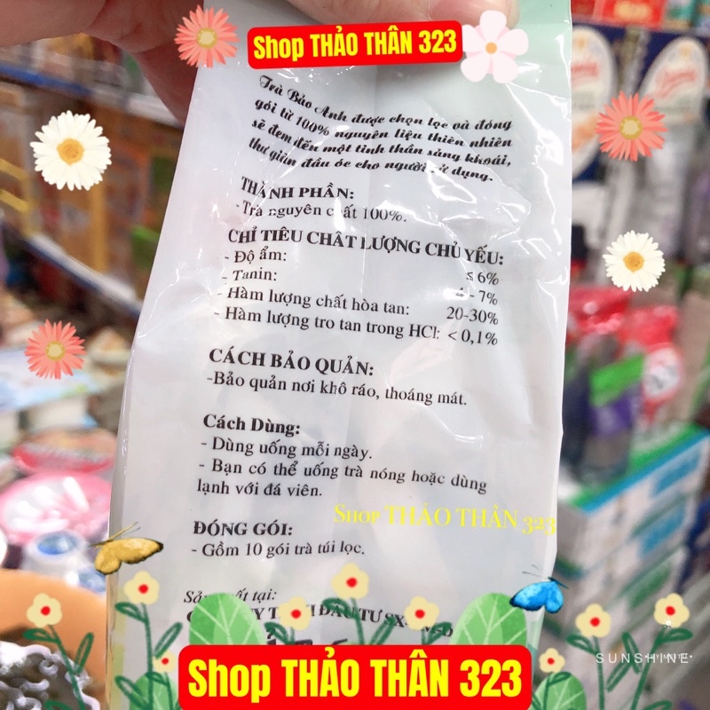 Hồng Trà- Trà Đen Túi Lọc Bảo Anh 200g