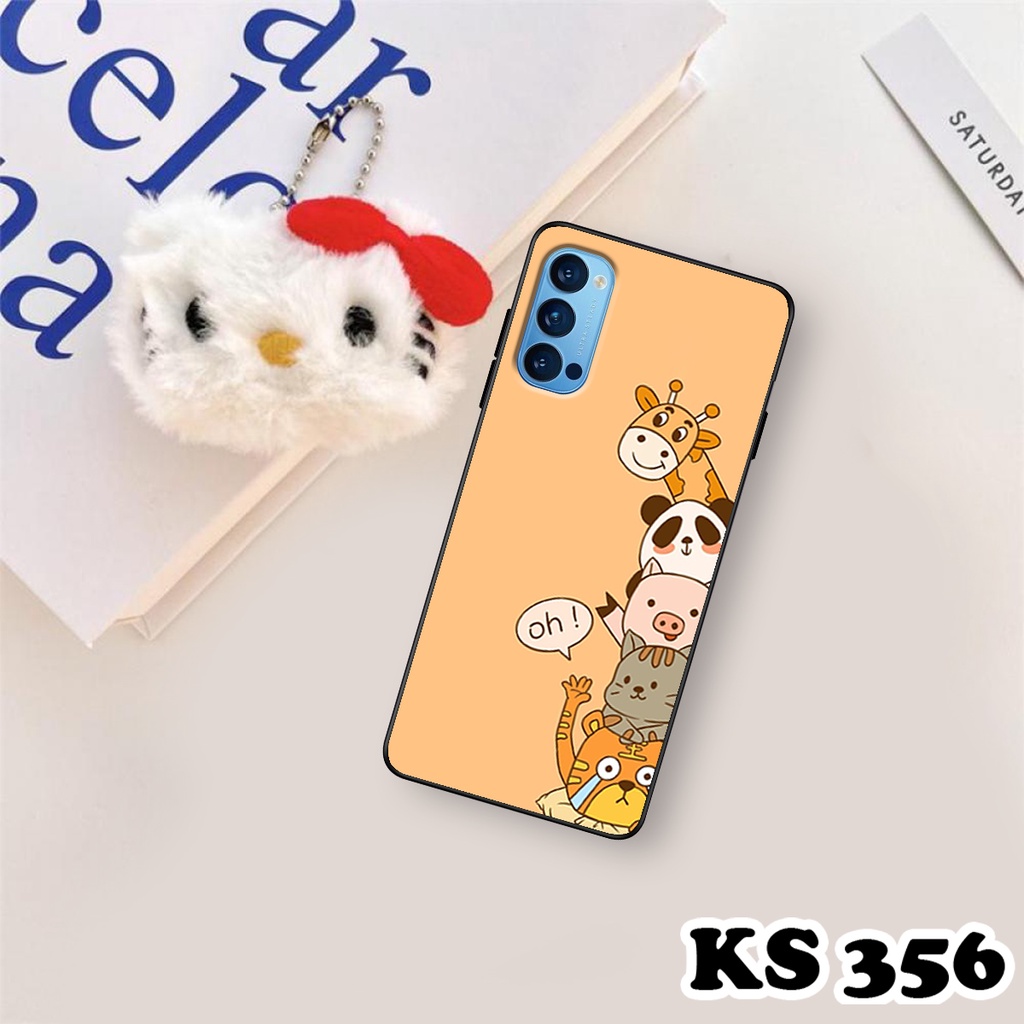 Ốp lưng Oppo Reno 4 - Reno 4 Pro - Ốp Oppo in hình Cat&amp;Bear đáng yêu - Chất liệu TPU siêu bền