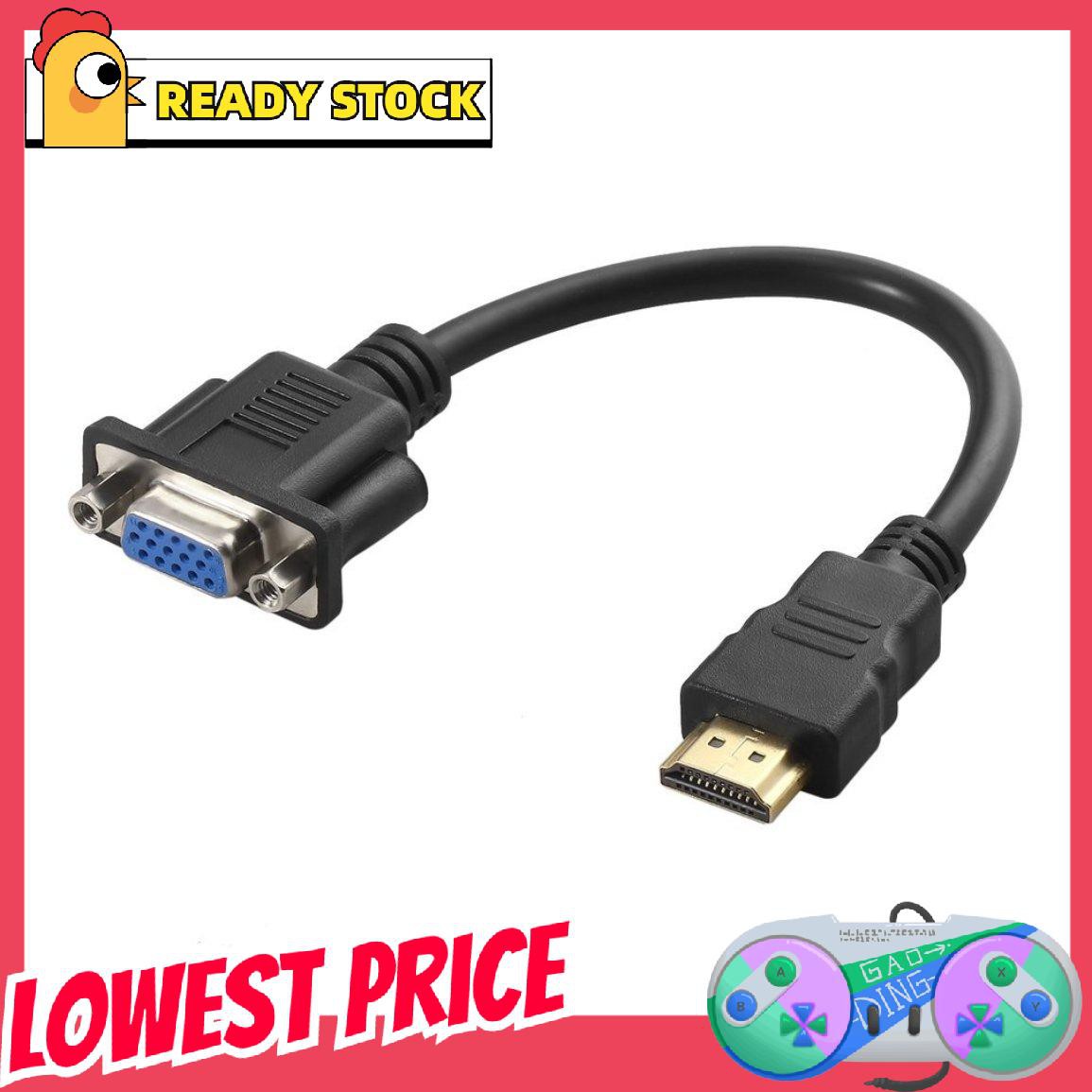 Cáp Chuyển Đổi Hdmi-Compatible Male Sang Vga D-Sub 15 Pins Female Video Av