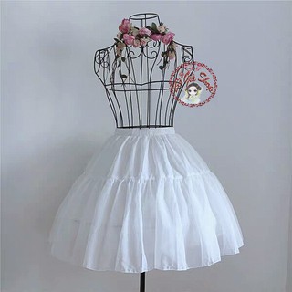 Tùng phồng ngắn váy lót váy xòe có khung