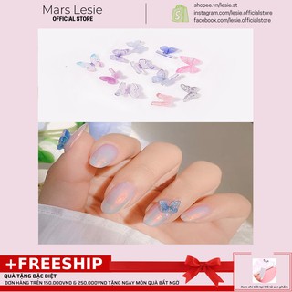 40 Charm Bướm Phụ Kiện Nail Butterfly - HOT TREND 2020 - TRANG TRÍ SƠN MÓNG TAY CHÂN - LESIE STORE