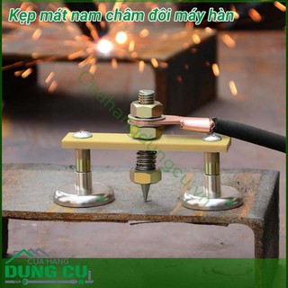Kẹp mát nam châm đôi máy hàn