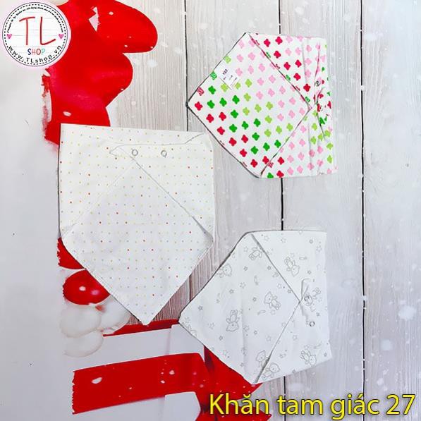 Combo 3 khăn tam giác cho bé - Khăn yếm tam giác cho bé
